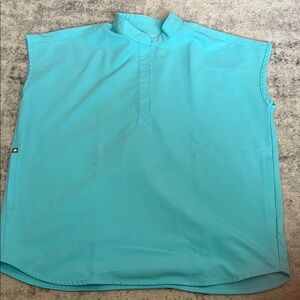 Figs Women's Top in Aqua